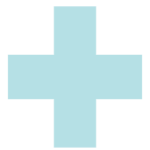 Dark teal cross